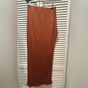 Windsor Asymmetrical Copper Skirt